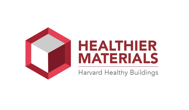Harvard Healthier Materials logo